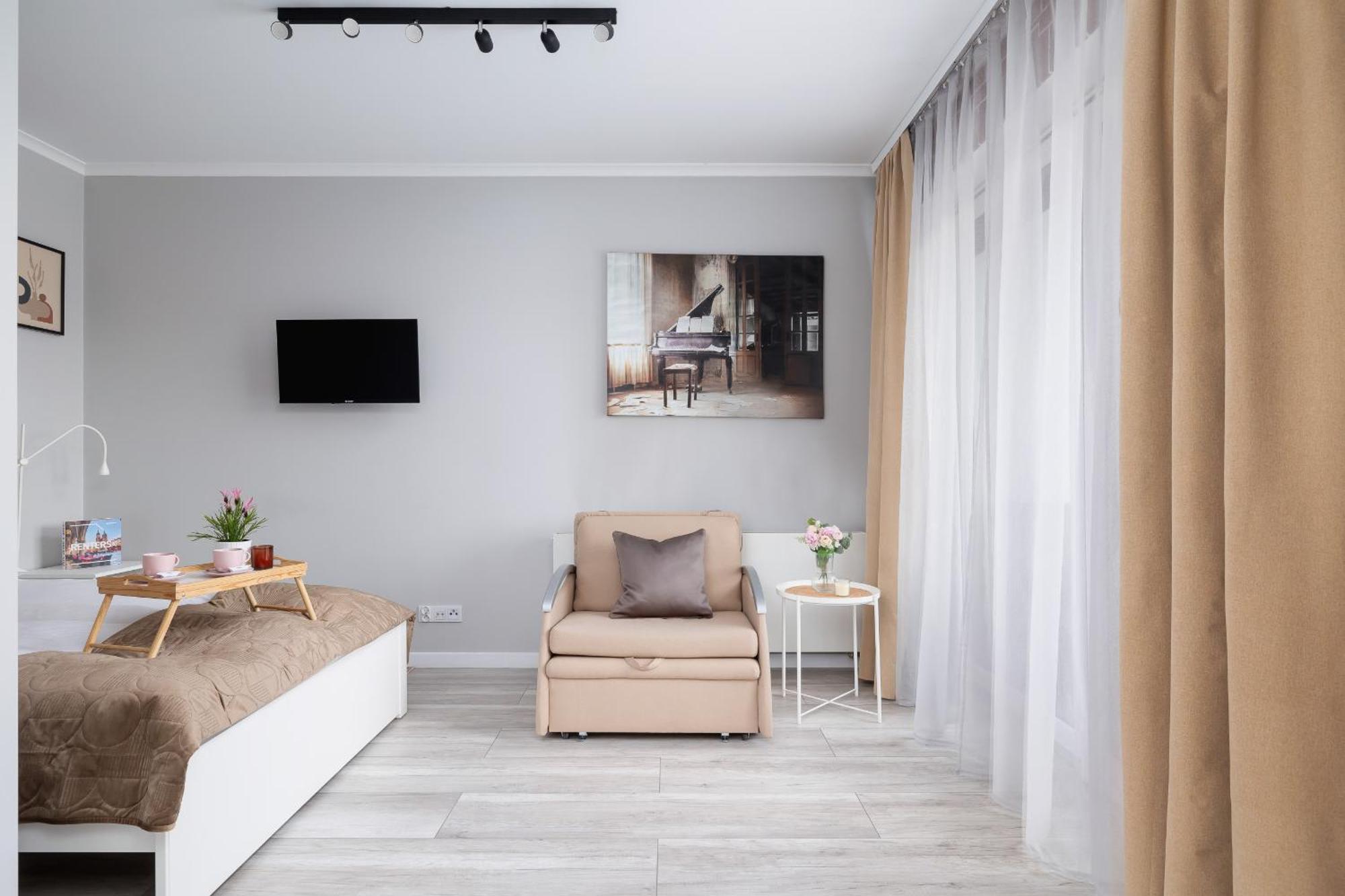 Dabska Studio With Terrace & Parking By Noclegi Renters Krakow Luaran gambar